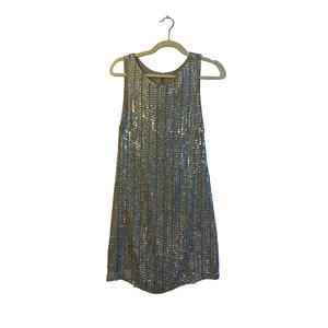 Alice + Olivia Mini Sequin Strapless Dress